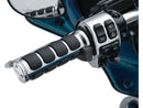 Harley Davidson Touring [2008-2024]-ISO Heated handles Chrom 1 "Gas train by wire-4