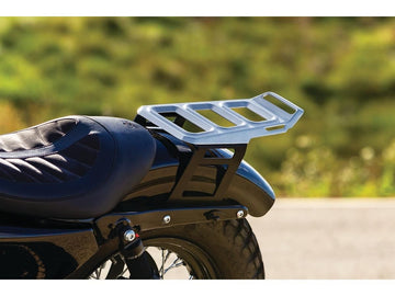 Harley Davidson Sportster [2004-2020]-Dillinger luggage rack silver - 0