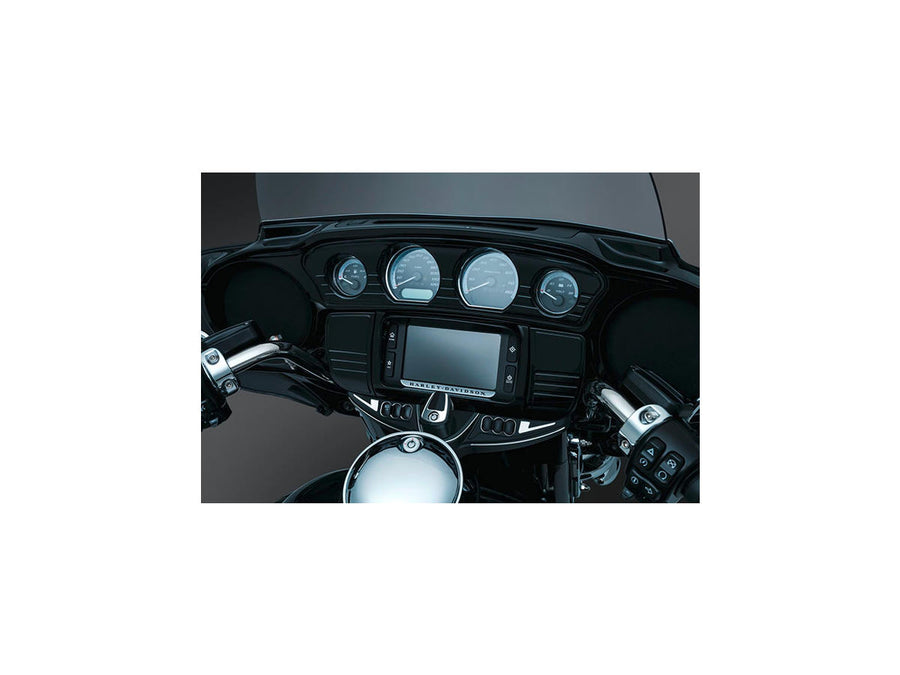 Harley Davidson Touring [2014-2024]-switch panel accent Schwarz