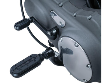 Harley Davidson Sportster [1991-2020]-heavy industry footrest black, satin - 0