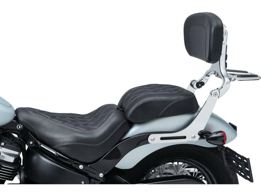 Harley Davidson FLSL [2018-2021]-Solid chrome multi-purpose backrest bracket holder