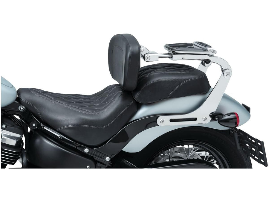 Harley Davidson FLSL [2018-2021]-Solid chrome multi-purpose backrest bracket holder