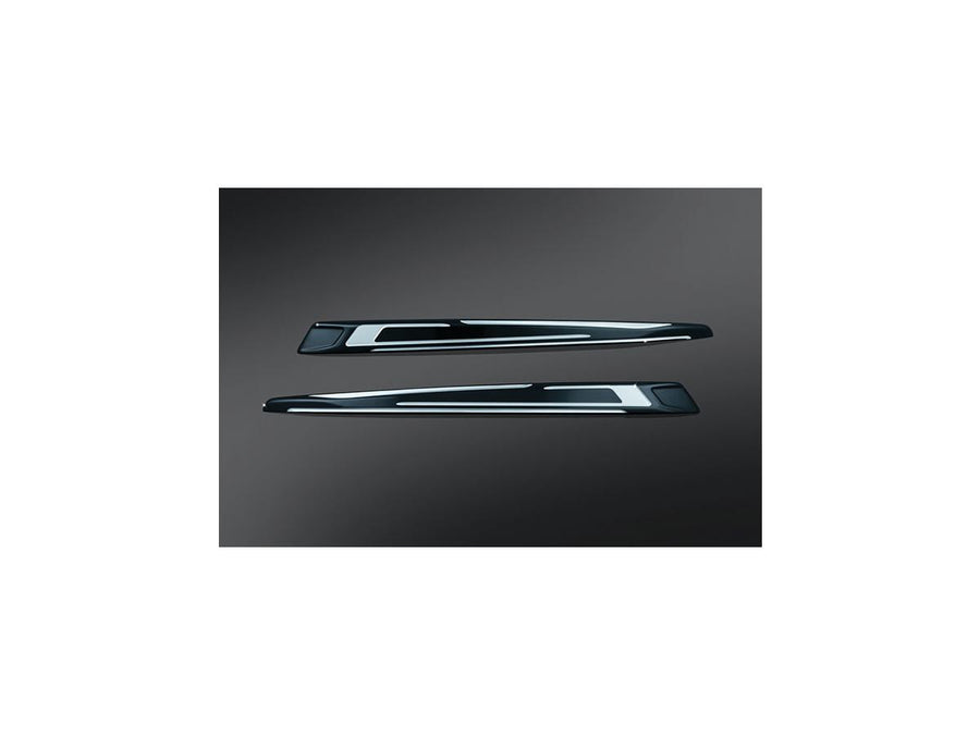 Harley Davidson Touring Note [1993-2013]-SattelTeltaschendeckel accent Schwarz