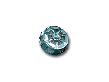 Harley Davidson Dyna [1999-2007]-Allery Cat Air Filter cover Chrom
