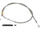 Harley Davidson XL1200CB [2013-2017]-stainless steel-mated clutch cable-1