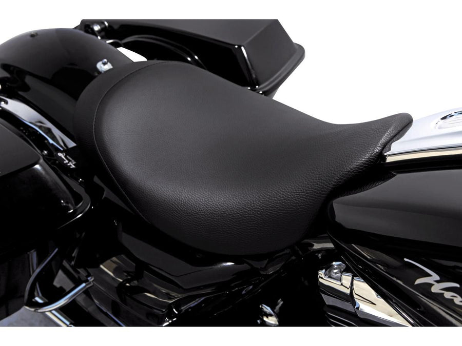 Harley Davidson Touring [2008-2025]-Minimalist Solo Vinyl seat black vinyl