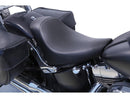 Harley Davidson FLSTF [2014-2017]-Minimalist Solo Vinyl seat black vinyl-1
