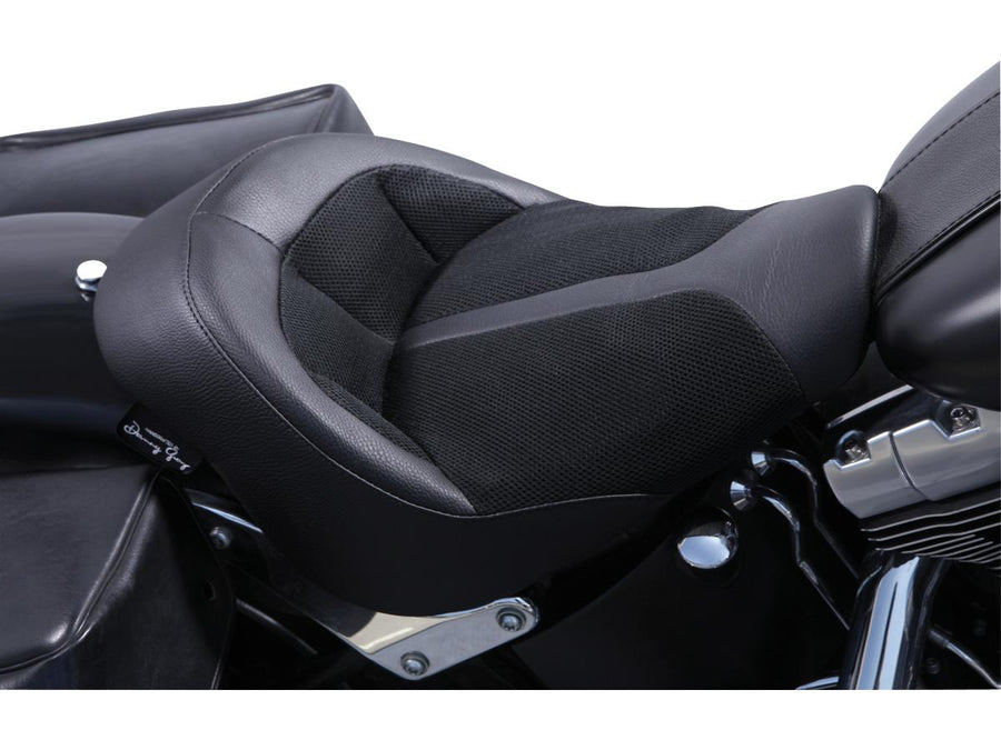 Harley Davidson Flstf [2014-2017]-Bigist Solo Air-2 seat black