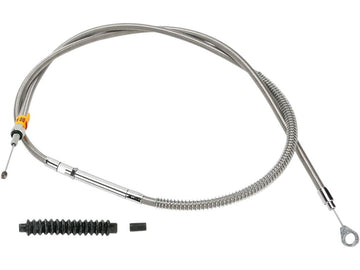 Harley Davidson Sportster [1986-2020]-stainless steel-coated clutch cable +14 "