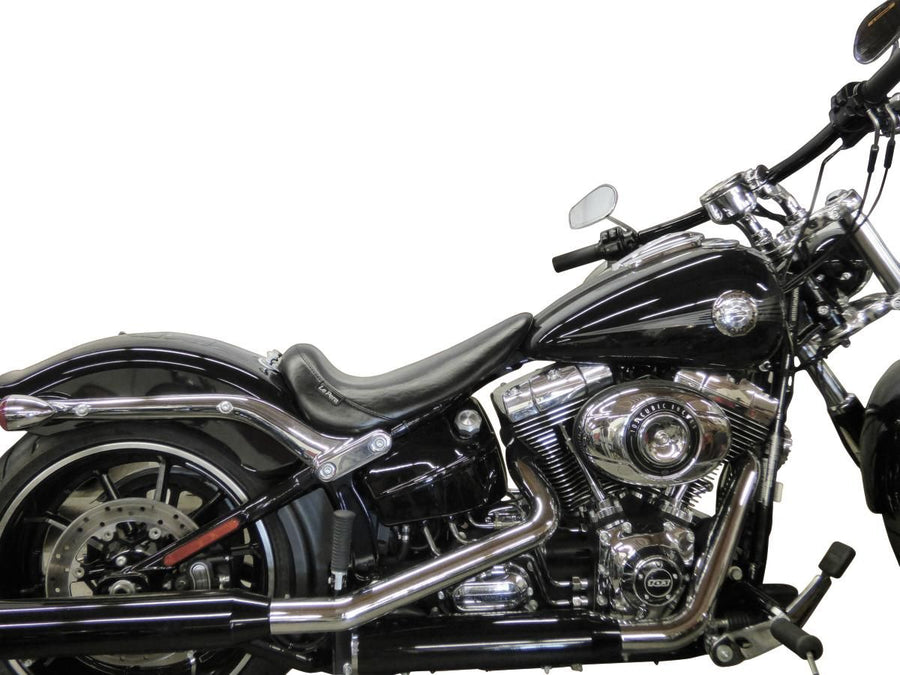 Harley Davidson FXSBSE [2013-2014]-Bare Bone's solo seat smooth black vinyl