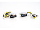 Harley Davidson Touring [2021-2024]-stripes LED turn signal aluminum polished light-1