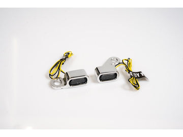 Harley Davidson Touring [2021-2024]-stripes LED turn signal aluminum polished light - 0