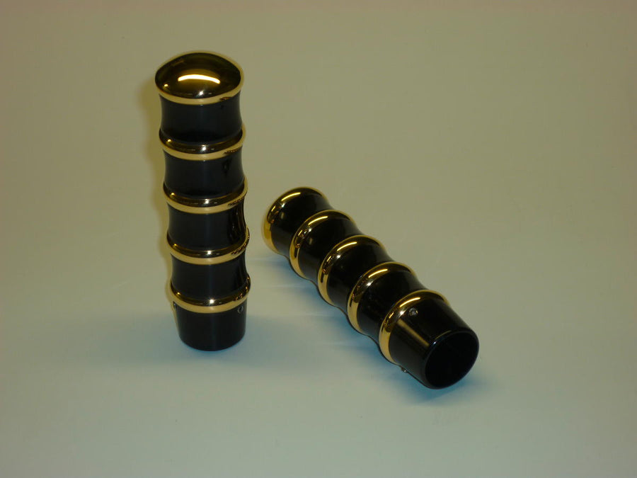 Harley Davidson Fl Shovel [1981-1984]-Vintage handle black brass 1 "internal