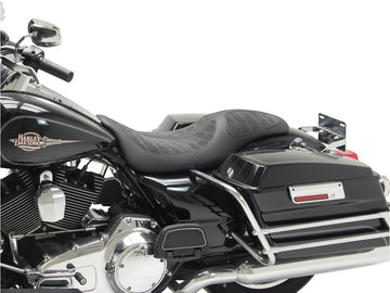 Harley Davidson Touring [2008-2025]-Fred Kodlin Signature Series Seat Black - 0
