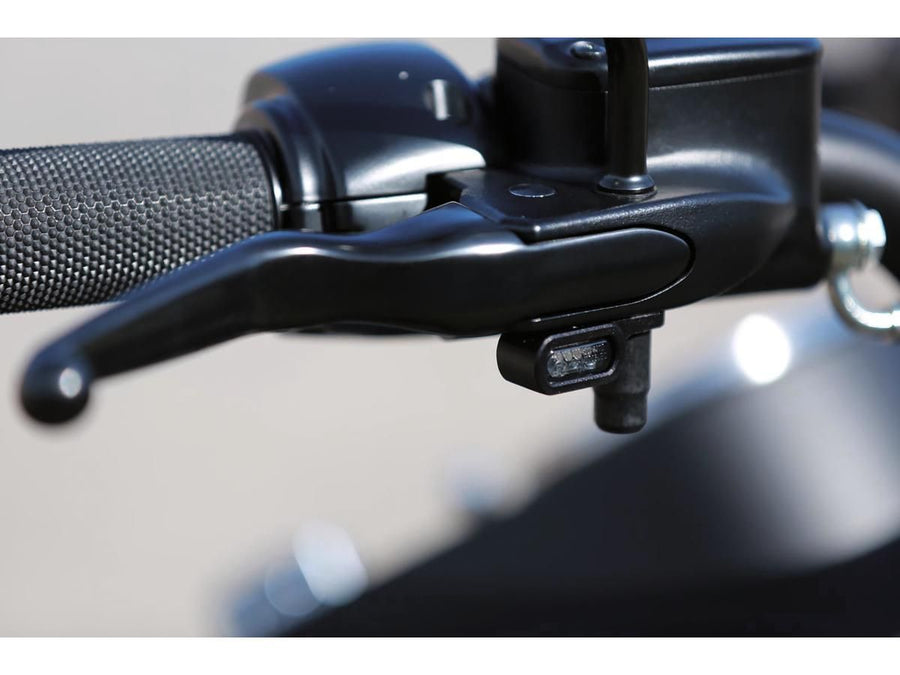 Harley Davidson Touring [2009-2020]-stripes Led turn signal in black powder-coated