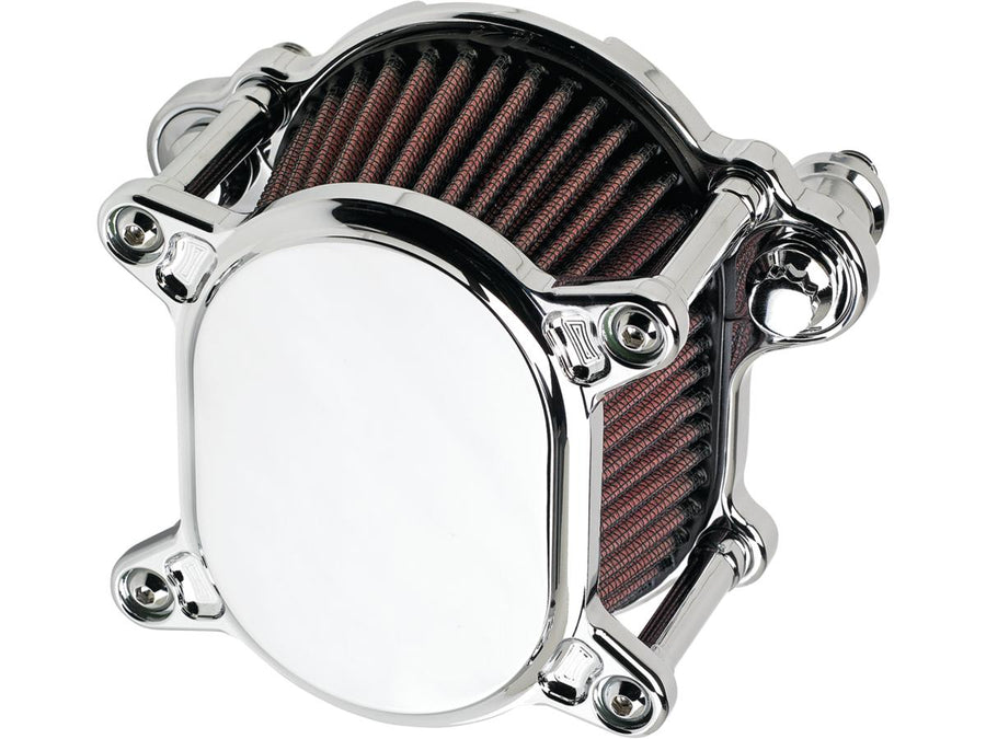 Harley Davidson Dyna [1999-2017]-Omega smooth air filter chrome