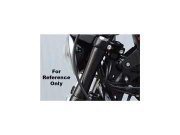 Harley Davidson XL1200X [2016-2020]-curved upper fork lid chrome - 0