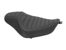 Harley Davidson Sportser Note [2010-2020]-Horizontal Solositz Schwarz Vinyl-3