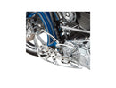 Harley Davidson Touring [1985-2025]-10-gauge driver's footrest chrome-2