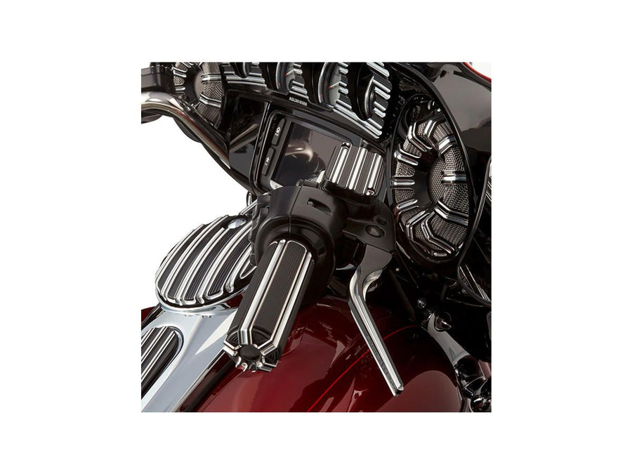 Harley Davidson Touring [2008-2024]-10-gauge handled black anodized 1 "gas train