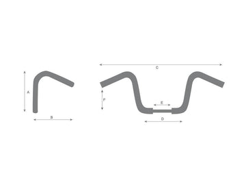 Harley Davidson Sportster [1986-2016]-10 Bad Ape Hanger handlebar non-great 3-hole - 0