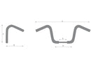 Harley Davidson Sportster [1986-2016]-16 Bad Ape Hanger Lenker not noticed 3-hole-7