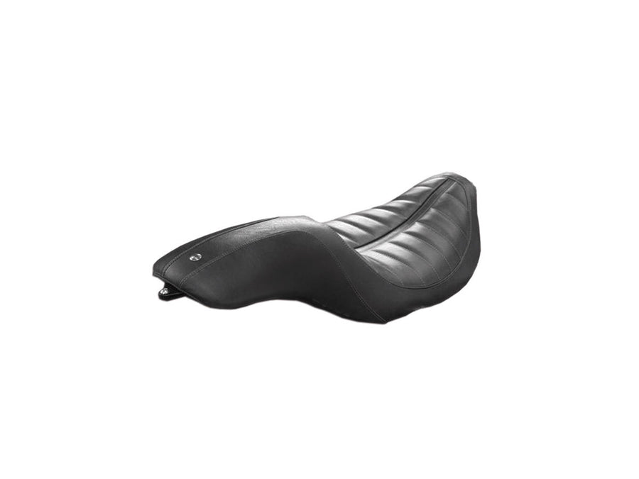 Harley Davidson Touring [2008-2025]-2-up Enzo horizontal seat black vinyl
