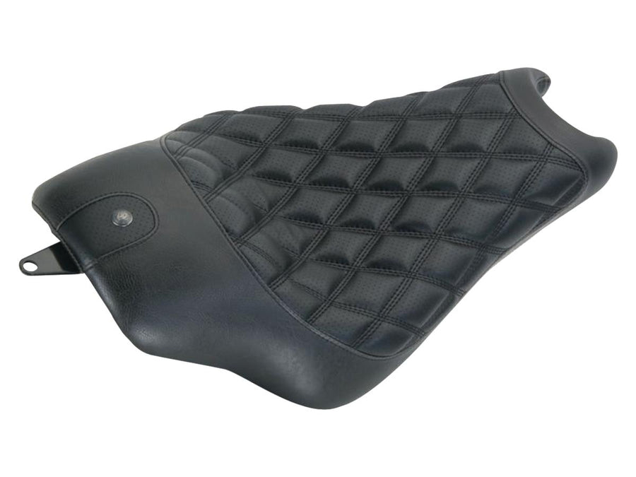 Harley Davidson XL1200R [2004-2008]-Boss Diamond Solositz Schwarz Vinyl