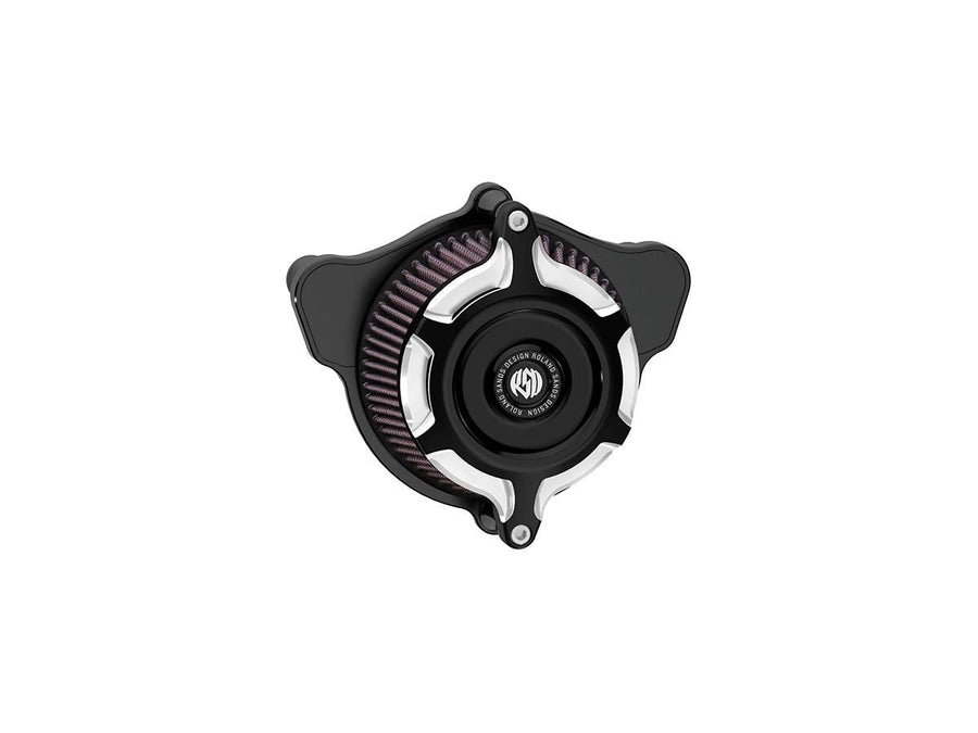 Harley Davidson Softail [2016-2017]-Blunt Split air filter kit contrast cut