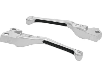 Harley Davidson Touring [2014-2016]-Avenger hand lever replacement with insert chrome