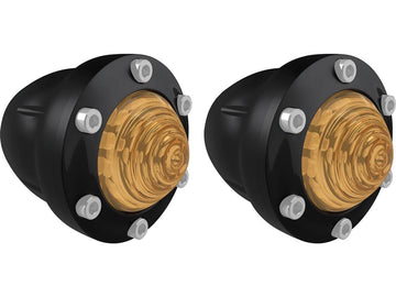 Harley Davidson - Tracker Led Blinker Black Slow Bank -colored LED
