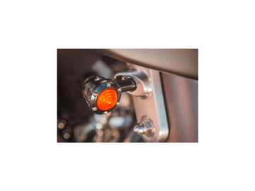 Harley Davidson - Tracker Led Blinker Black Slow Bank -colored LED - 0