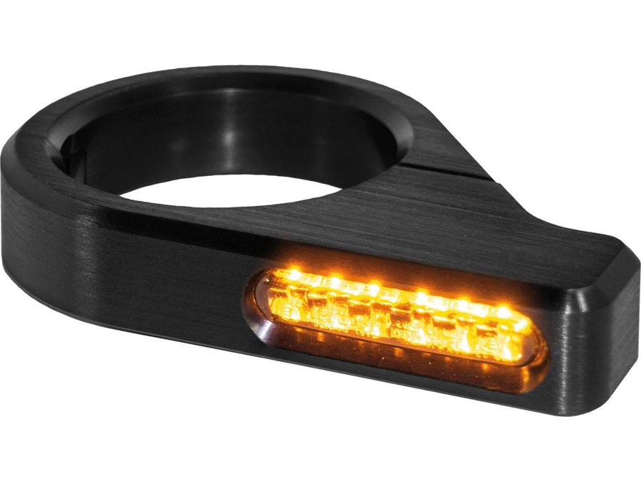 Harley Davidson MM FORK Tubes [1954-1956]-ZC-Line Classic Led Blinker Black