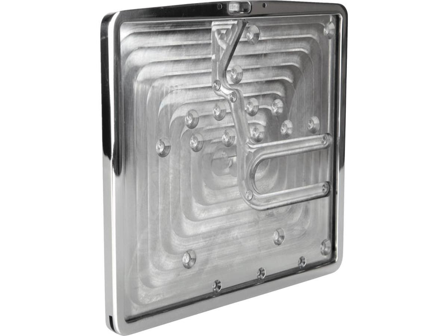 Harley Davidson - Inner license plate base plate Swedish size 200x160mm aluminum