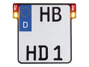 Harley Davidson-All-Inn 2.0 license plate holder base plate with-1