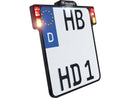 Harley Davidson-All-Inn 2.0 license plate holder base plate with-4