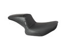 Harley Davidson FX Model [1985-1994]-Kickflip seat basket wave black vinyl-3