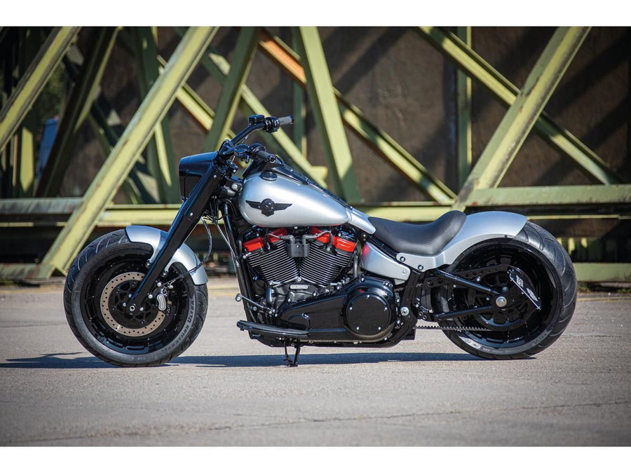 Harley Davidson FLFB [2018-2020]-Steel front wheel protection sheet for Softail models