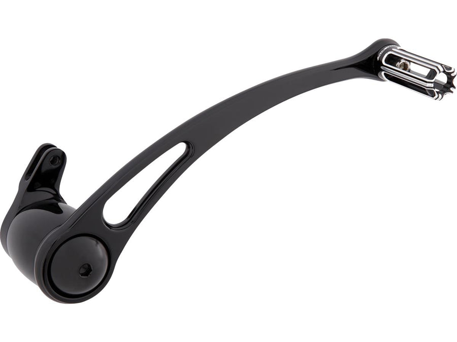 Harley Davidson Touring [1997-2007]-10-gauge brake arm black anodized