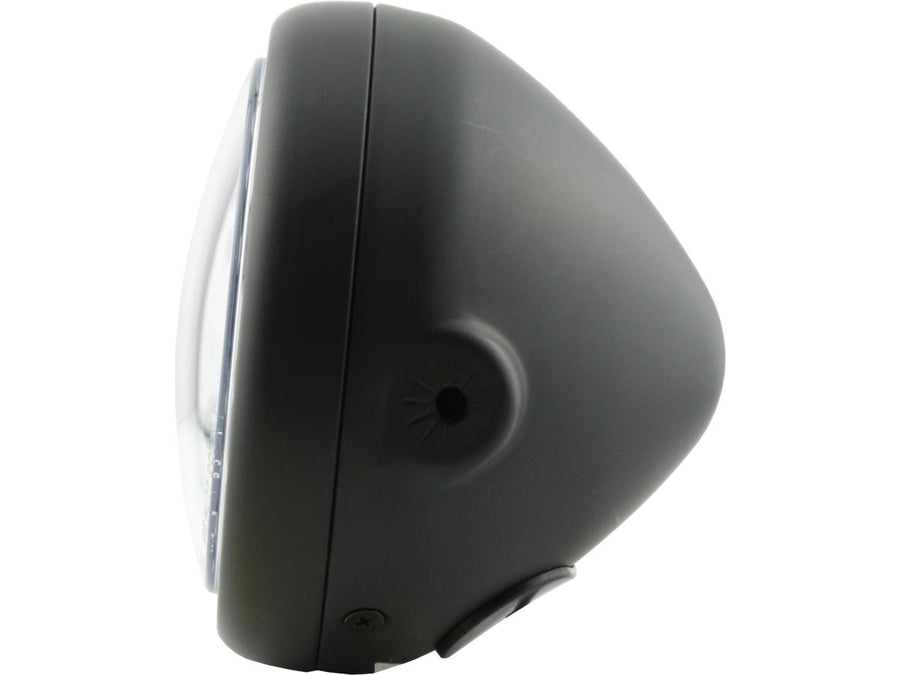Harley Davidson - Pecos Type 7 5 3/4 "Headlight black powder -coated LED