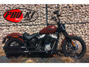 Harley Davidson Softail [2018-2024]-ribbed rocker box lid raw-8