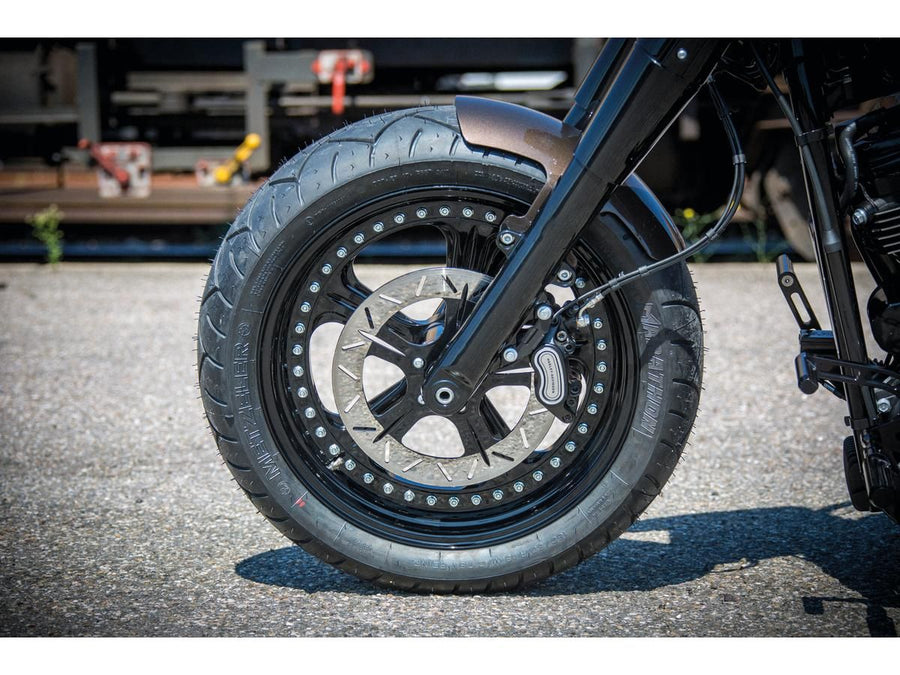 Harley Davidson FLFB [2018-2020]-Steel front wheel protection sheet for Softail models