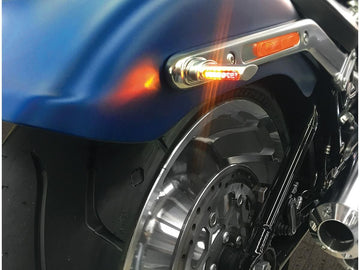 Harley Davidson Softail [1993-2024]-Winglet Led Blinker Chrom - 0