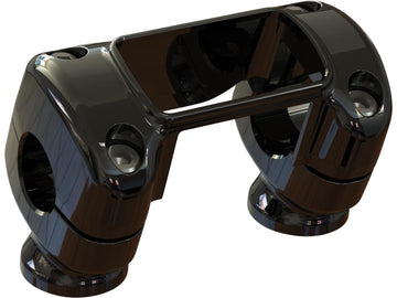 Harley Davidson Softail [2018-2025]-speedometer holder 1 "clamp diameter glossy black 1"