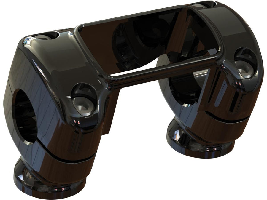Harley Davidson Softail [2018-2025]-speedometer holder 1 "clamp diameter glossy black 1"