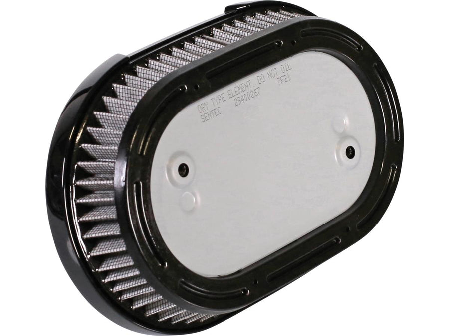Harley Davidson Softail [2018-2024]-Oval air filter housing air filter kit chrome