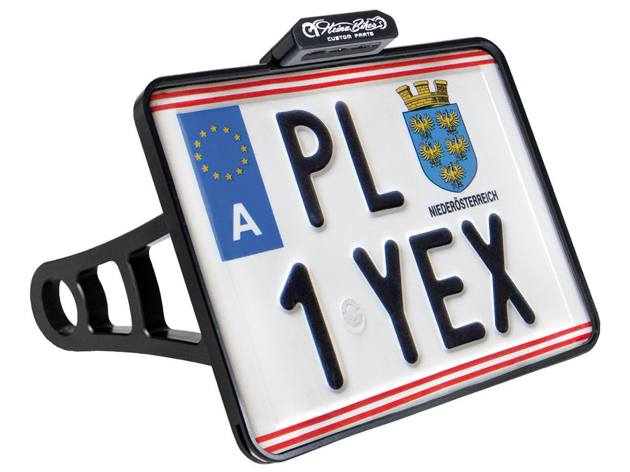 Harley Davidson FXSBSE [2013-2014]-Side assembly license plate holder kit