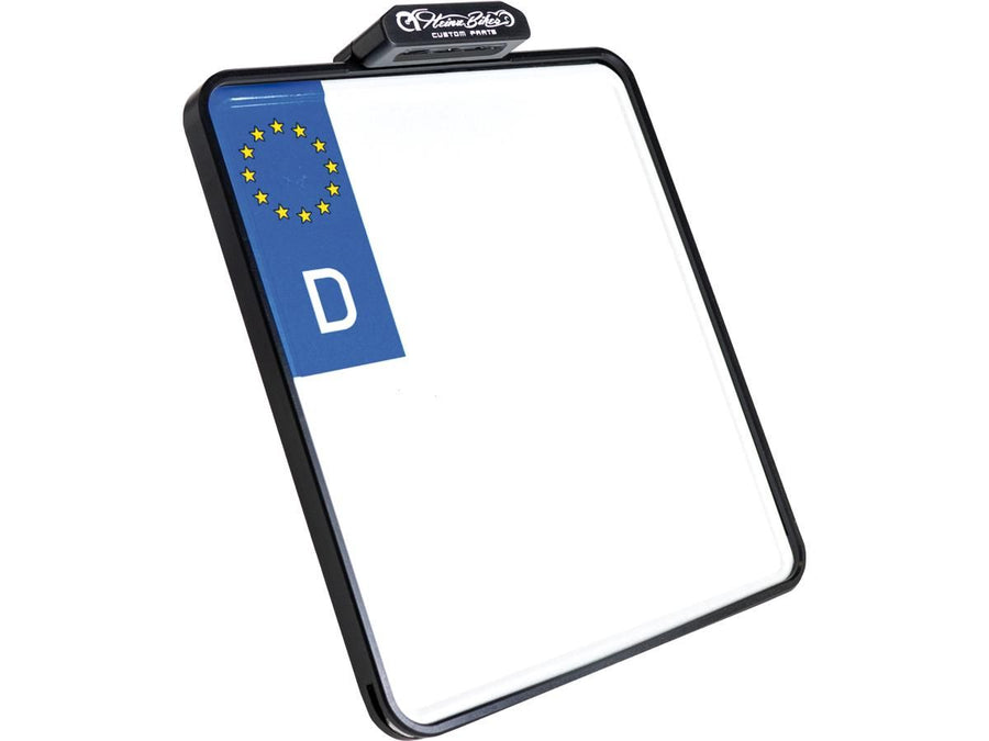 Harley Davidson - Slip Inn license plate holder base plate Swiss size 140x180mm