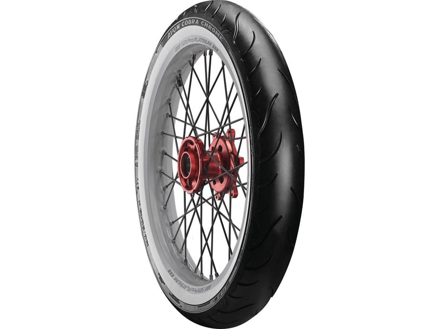 Harley Davidson-Cobra Chrome tires 120/70-21 68V TL reinforced white wall