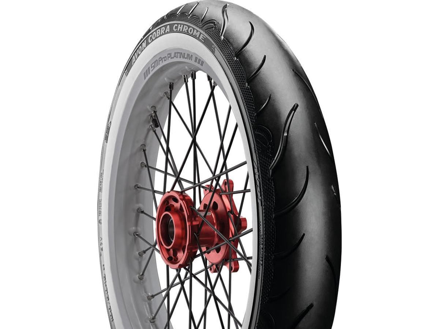 Harley Davidson-Cobra Chrome tires 120/70-21 68V TL reinforced white wall